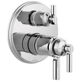 Brizo - Invari Tempassure Thermostatic Valve With Integrated 3-Function Diverter Trim - Chrome