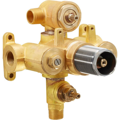 California Faucets - StyleTherm 1/2'' Thermostatic Rough Valve with Integral Non-Shared Dual Outlets and Integral Single Volume Control