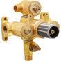 California Faucets - StyleTherm 1/2'' Thermostatic Rough Valve with Integral Non-Shared Dual Outlets and Integral Single Volume Control