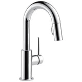 Delta Faucet - Trinsic Single Handle Pull-Down Bar / Prep Faucet - Chrome