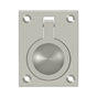 Deltana - Flush Ring Pull, 2-1/2'' x 1-7/8'' - Brushed Nickel