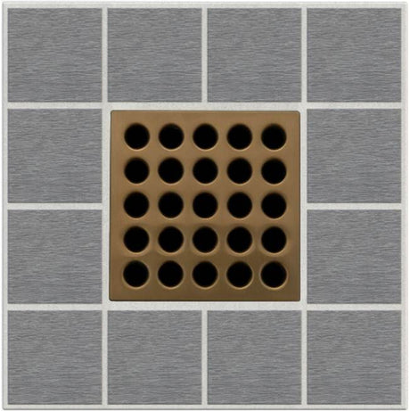 Ebbe - PRO Drain Cover - Brushed Bronze - Brushed Bronze