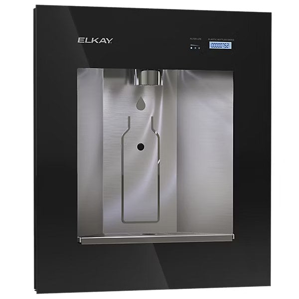 Elkay - ezH2O Liv Built-in Filtered Refrigerated Water Dispenser, Remote Chiller, Midnight - Midnight