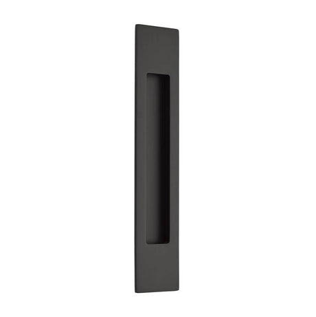 Emtek - Brass Modern Rectangular Flush Pull 10'', US19 - Flat Black