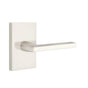 Emtek - Dummy, Modern Rectangular Rosette, Helios Lever, US15 - Satin Nickel