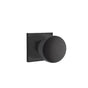 Emtek - Passage, Square Rosette, Laurent Round Knob, US19 - Flat Black