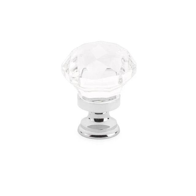 Emtek - Diamond Cabinet Knob, 1-1/4'', US26 - Polished Chrome