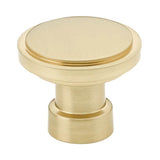 Emtek - Industrial Modern HAYDON CABINET KNOB, 1-1/4'', US4 - Satin Brass