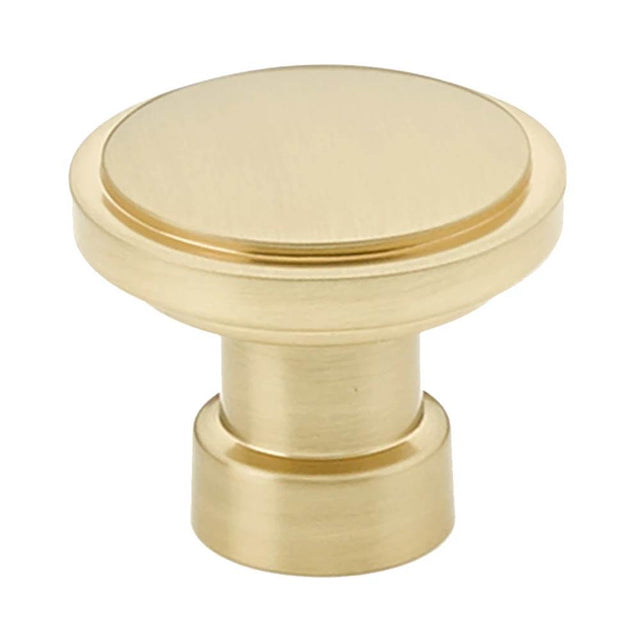 Emtek - Industrial Modern HAYDON CABINET KNOB, 1-1/4'', US4 - Satin Brass