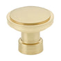 Emtek - Industrial Modern HAYDON CABINET KNOB, 1-1/4'', US4 - Satin Brass