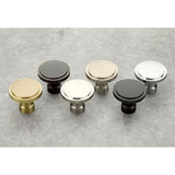 Emtek - Industrial Modern HAYDON CABINET KNOB, 1-1/4'', US4 - Satin Brass