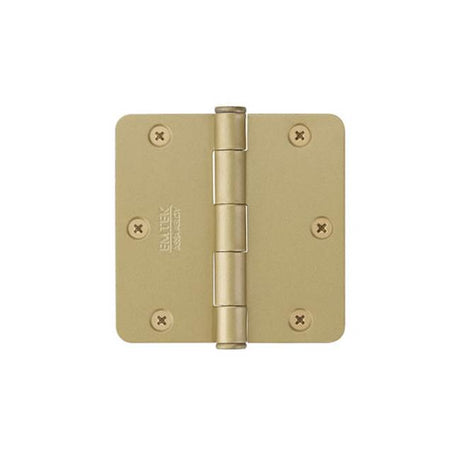 Emtek - 9100 Hnge, Stl, SD, 1/4''RdCr, 3.5, US4 - Satin Brass