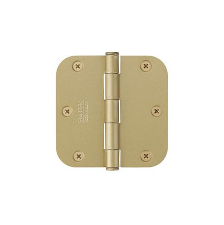 Emtek - 9200 Hnge, Stl, HD, 5/8''RdCr, 3.5, US4 - Satin Brass