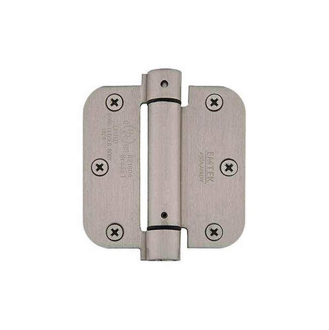 Emtek - Spring Hinge, 5/8R, 3.5, US4 - Satin Brass
