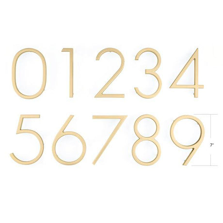 Emtek - Modern House Number 8, US19 - Flat Black