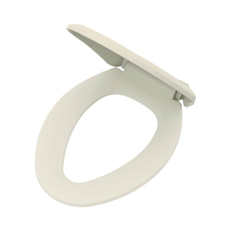 Gerber Plumbing - Elongated Non-Slow Close Toilet Seat with Adjustable Mounting Biscuit - Biscuit