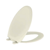 Gerber Plumbing - Elongated Non-Slow Close Toilet Seat with Adjustable Mounting Biscuit - Biscuit