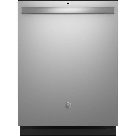 GE Appliances - Top Control with Plastic Interior Dishwasher with Sanitize Cycle and Dry Boost - Stainless Steel