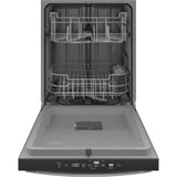 GE Appliances - Top Control with Plastic Interior Dishwasher with Sanitize Cycle and Dry Boost - Stainless Steel