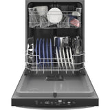 GE Appliances - Top Control with Plastic Interior Dishwasher with Sanitize Cycle and Dry Boost - Stainless Steel