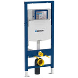 Geberit - Geberit Duofix element for wall-hung WC, 120 cm, with Sigma concealed cistern 12 cm, 6 / 3 liters - Chrome