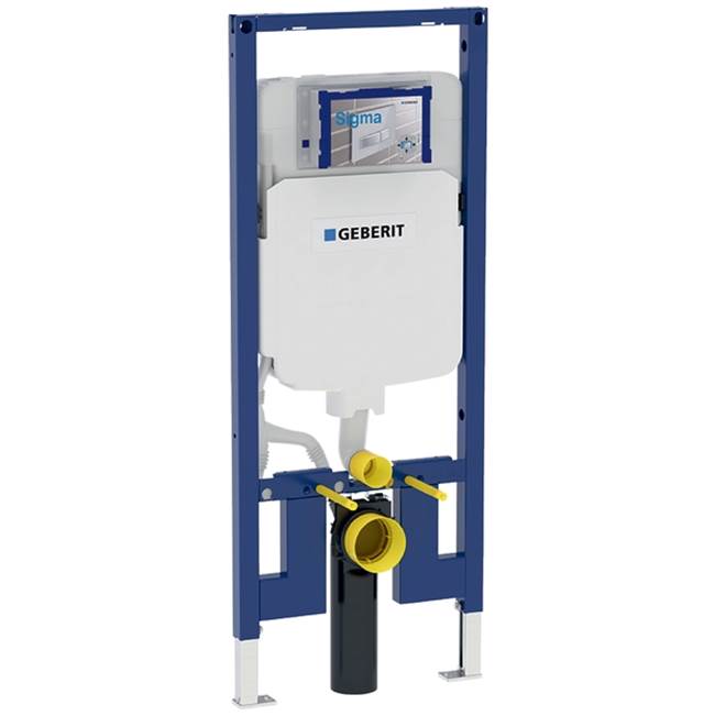 Geberit - Geberit Duofix element for wall-hung WC, 120 cm, with Sigma concealed cistern 8 cm, for wood frame wall