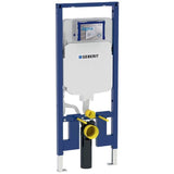 Geberit - Geberit Duofix element for wall-hung WC, 120 cm, with Sigma concealed cistern 8 cm, for wood frame wall