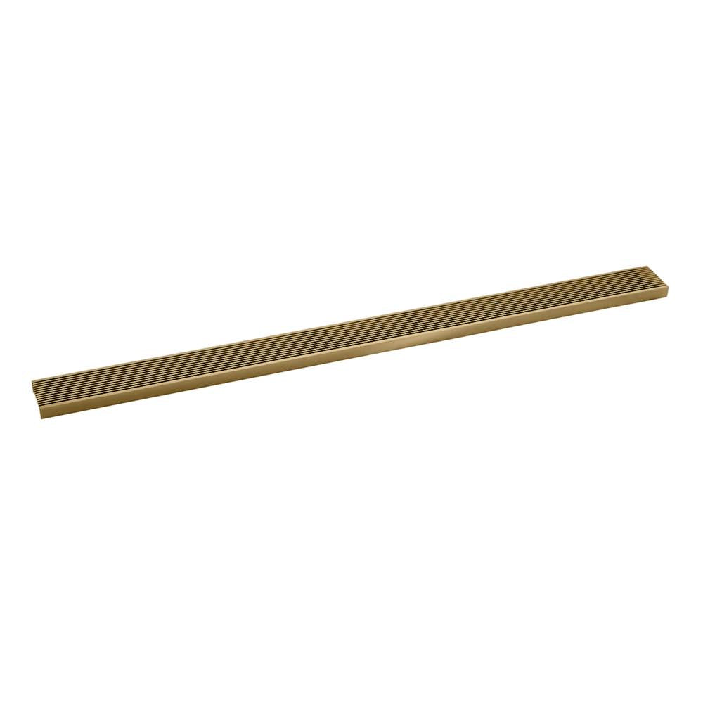 Infinity Drain - 48'' Wedge Wire Grate for S-LAG 65/S-AS 65/S-AS 99 in Satin Bronze - Satin Bronze