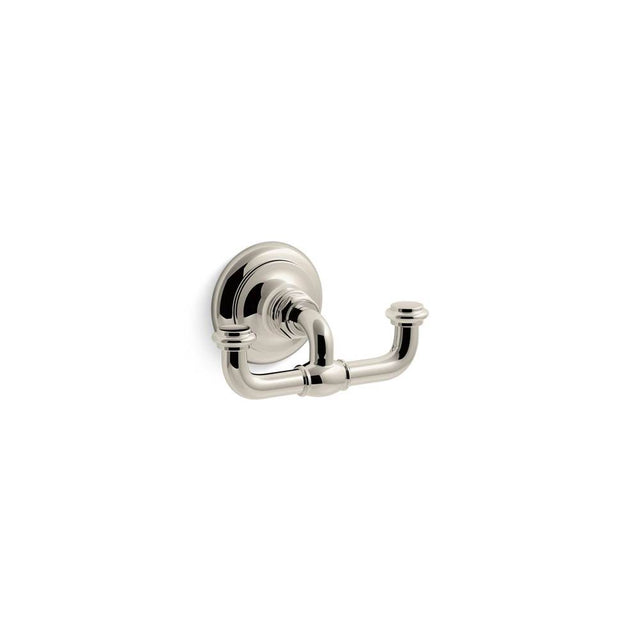 Kohler - Artifacts Double robe hook - Vibrant Polished Nickel