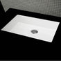 Lacava - Under-counter porcelain Bathroom Sink with an overflow, unglazed exteri. 21 3/4'W, 15 3/8'D, 6 1/2'H - White