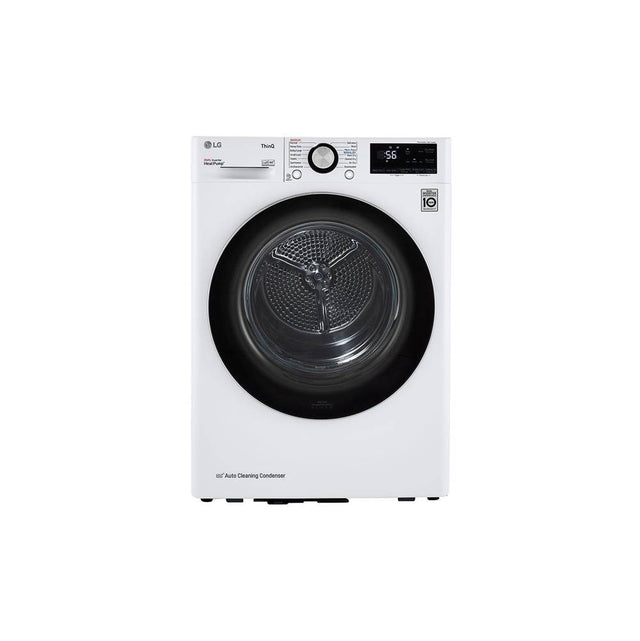 LG Appliances - 4.2 cu.ft. 24'' Compact Front LED Display with Dial-A-Cycle, Winkle Care, Ventless condensing system, White - White
