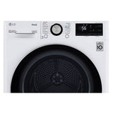 LG Appliances - 4.2 cu.ft. 24'' Compact Front LED Display with Dial-A-Cycle, Winkle Care, Ventless condensing system, White - White
