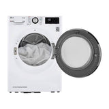 LG Appliances - 4.2 cu.ft. 24'' Compact Front LED Display with Dial-A-Cycle, Winkle Care, Ventless condensing system, White - White
