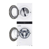 LG Appliances - 4.5 cu.ft. Washer, 7.4 cu.ft. Gas Dryer, Washtower with Center Control, TurboWash360 and TurboSteam, White - White