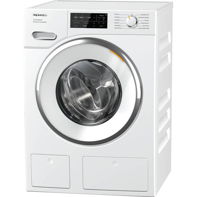Miele - WXI860 WCS TDos&IntenseWash - 24'' W1 Washer TDos &IntenseWash Wifi (Lotus White) - Lotus White