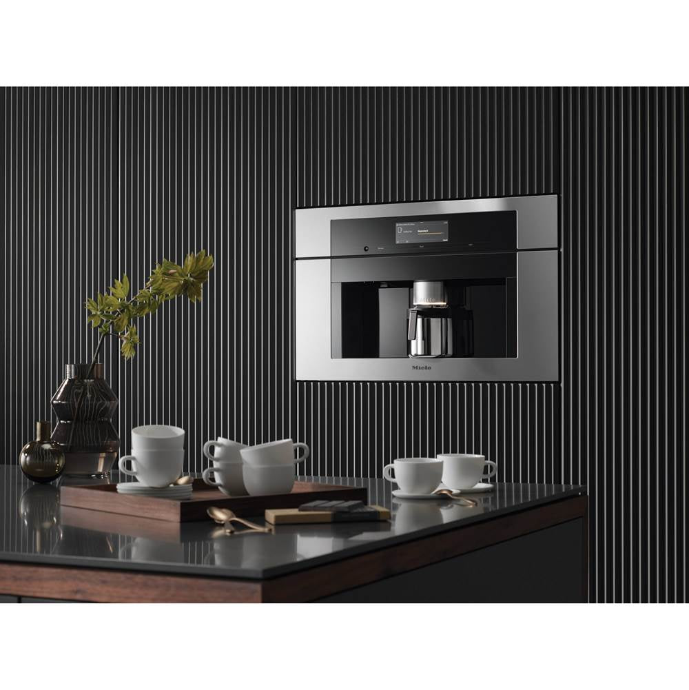 Miele - CVA 7775 - 30'' ContourLine Coffee Plumbed MTouch (Clean Touch Steel) - Clean Touch Steel