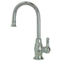 Mountain Plumbing - Point-of-Use Drinking Faucet with Traditional Curved Body & Curved Handle - Unlacquered Brass