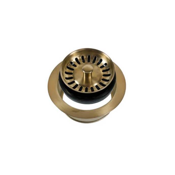 Mountain Plumbing - Classic 1/4 Complete Stopper & Strainer Unit Waste Disposer Trim - Matte Black