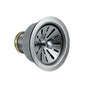 Mountain Plumbing - Contemporary 1/4 3-1/2'' Deluxe Stemball Kitchen Sink Strainer - Unlacquered Brass