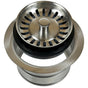 Mountain Plumbing - Classic 1/4 Complete Stopper & Strainer Unit Waste Disposer Trim 1/4 Extended Flange - Brushed Stainless Steel