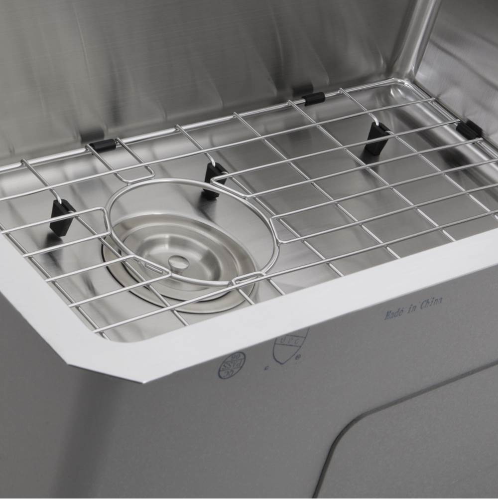 Nantucket Sinks - Pro Series Rectangle Single Bowl Undermount Small Radius Corners Stainless Steel Kitchen Sink, 16 Gauge - satin