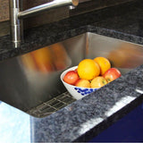 Nantucket Sinks - Pro Series Rectangle Single Bowl Undermount Small Radius Corners Stainless Steel Kitchen Sink, 16 Gauge - satin