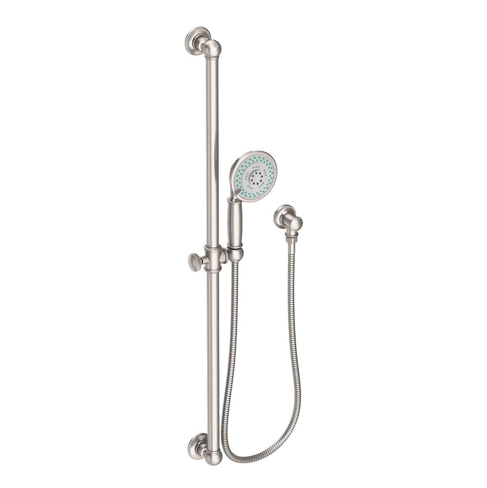 Newport Brass - Slide Bar with Single Function Hand Shower Set - Satin Nickel Pvd