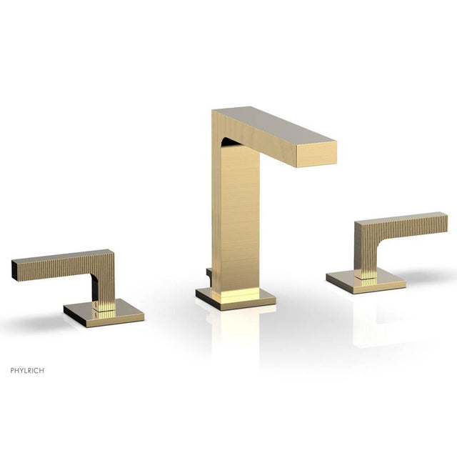 Phylrich - STRIA Widespread Faucet 291-02 - Satin Brass