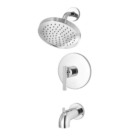 Pfister - Contempra 1-Handle Tub & Shower Trim Kit in Polished Chrome - Polished Chrome
