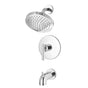 Pfister - Contempra 1-Handle Tub & Shower Trim Kit in Polished Chrome - Polished Chrome