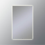 Robern - Vitality Lighted Mirror, 24'' x 40'' x 1-3/4'', Rectangle, Glow Light Pattern, 3000K Temperature (Warm Light), Dimmable, Defogger