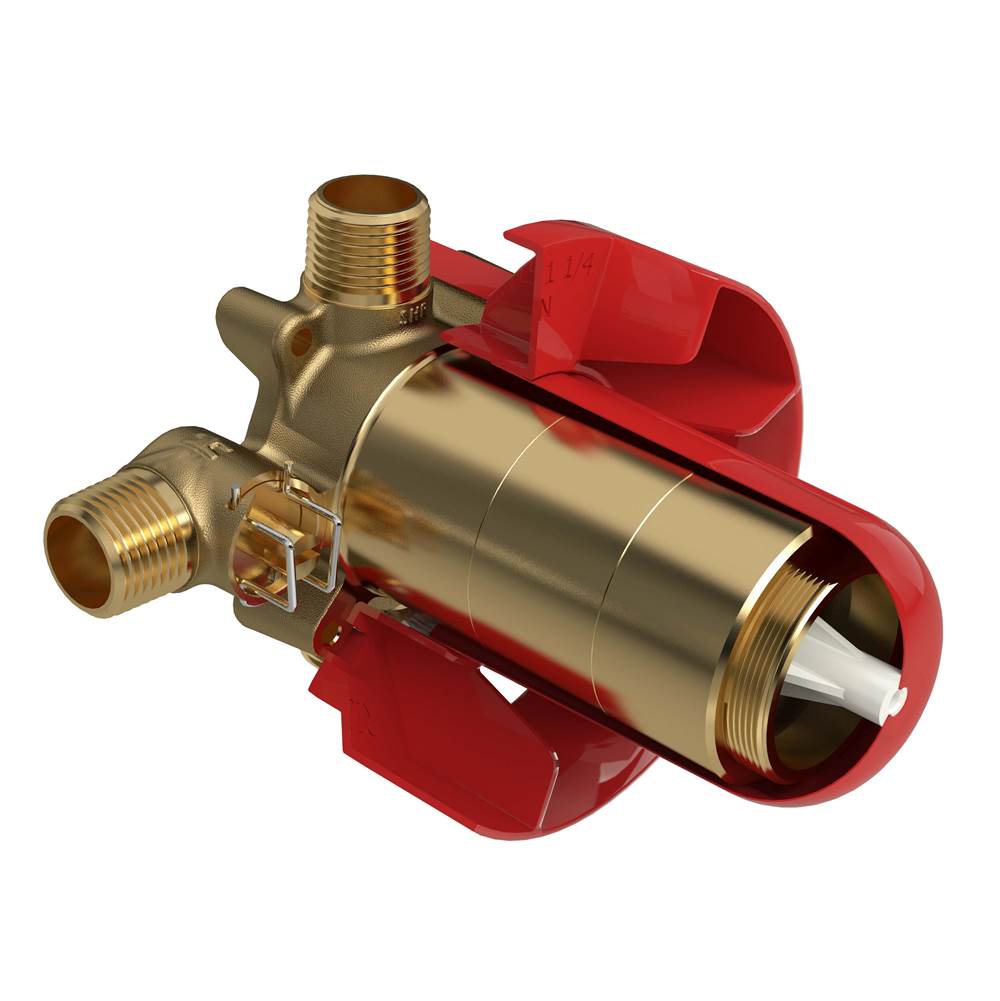 Rohl - 1/2'' Therm & Pressure Balance Rough-in Valve With up to 3 Functions - Unfinished