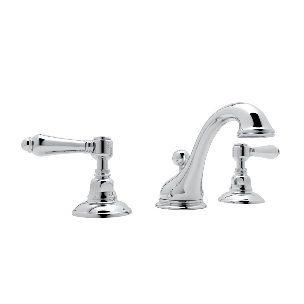 Rohl - Acqui Widespread Lavatory Faucet With Low Spout - Polished Chrome