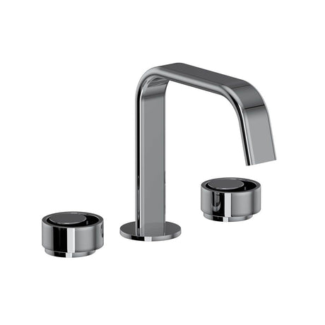 Rohl - EclissiE Widespread Lavatory Faucet With U-Spout - Polished Chrome